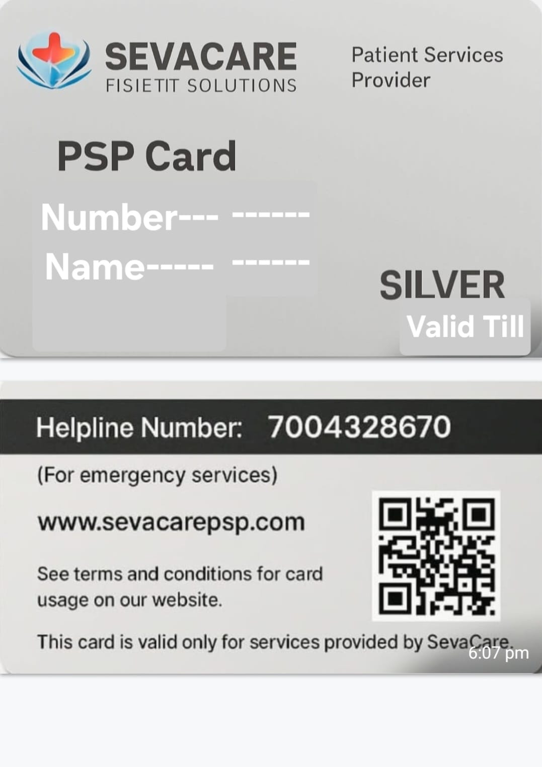 silver psp card